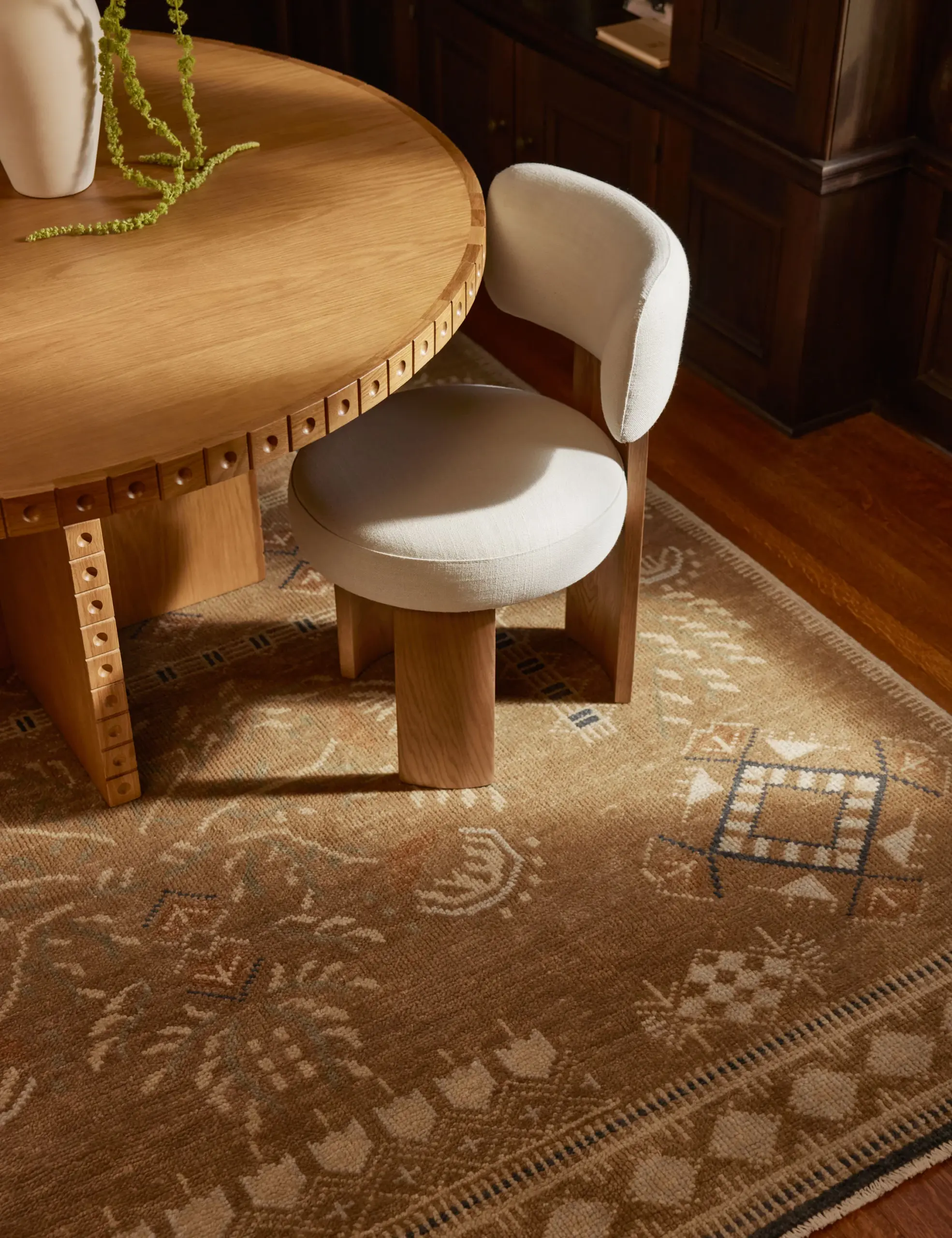 Theda Hand Knotted Woolen Area Rug - Image 7